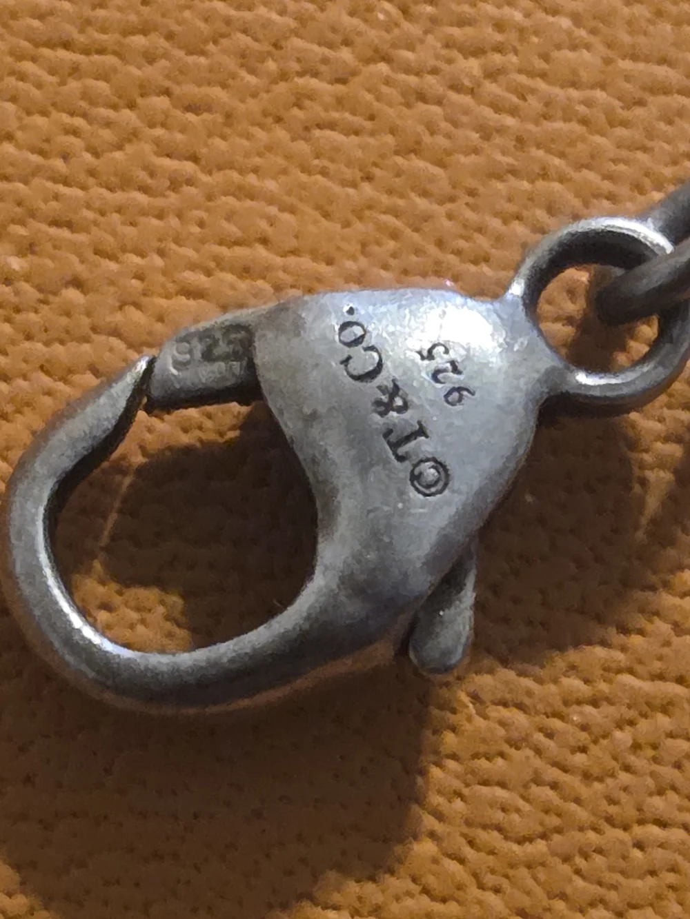 Tiffany & Co. Silver Ball Chain Necklace with Padlock Pendant